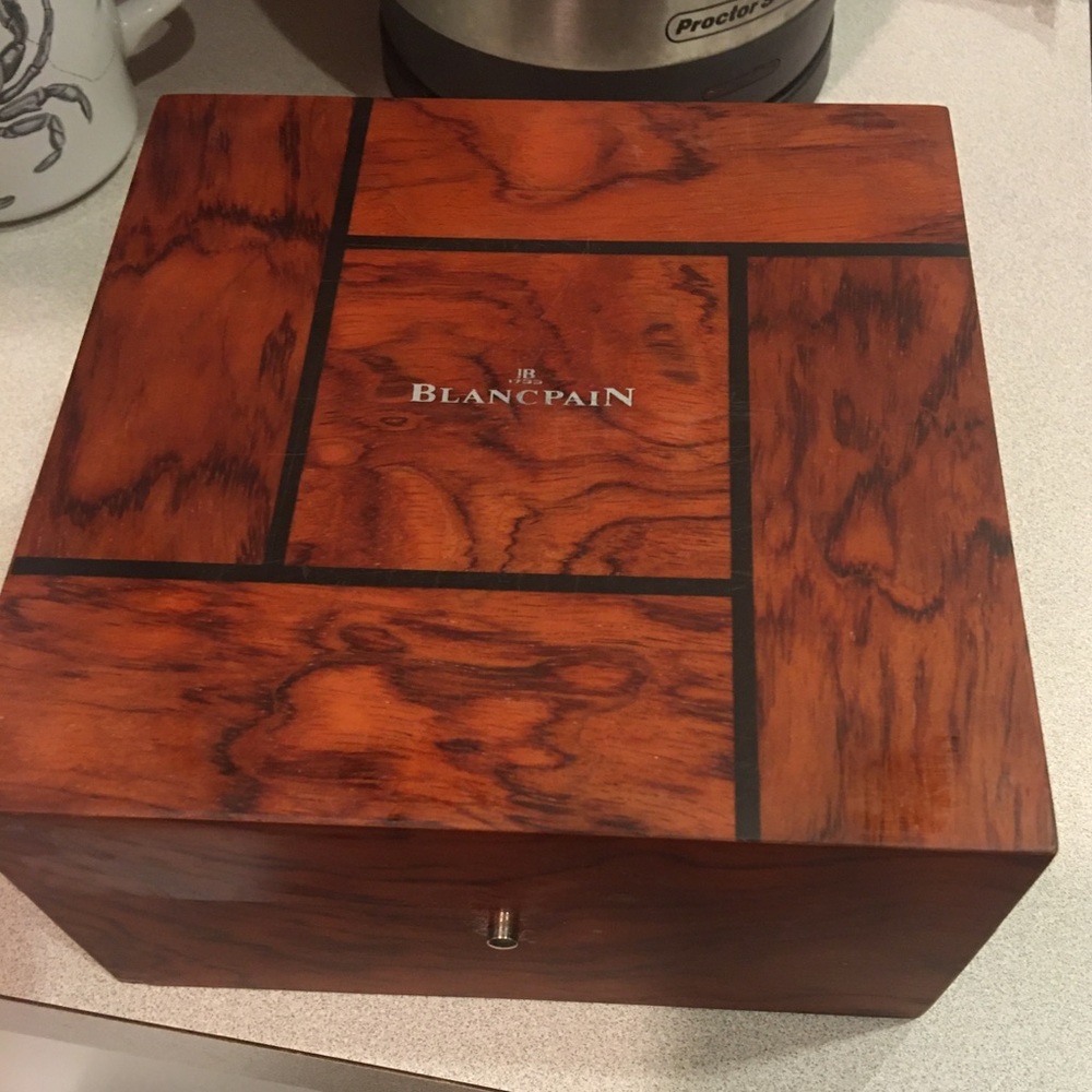 Blancpain Watch box. Authentic. Box only mint